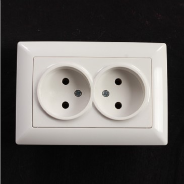 2 gang Bipolor socket